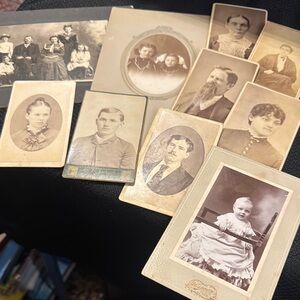 Vintage Sepia-Toned Photographs Collection